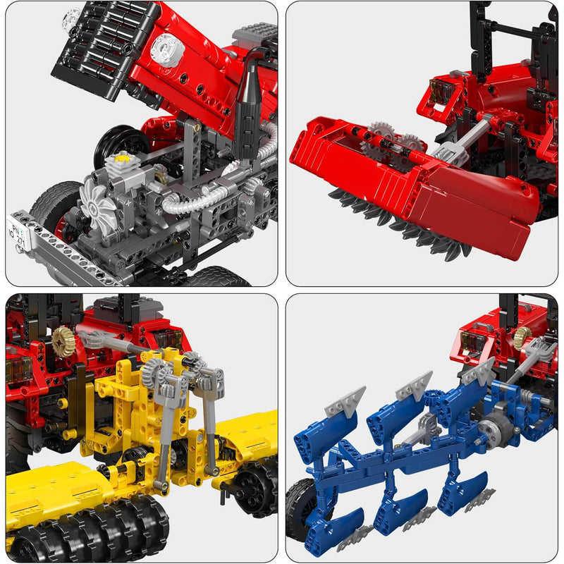 Remote Controlled Classic Tractor 1856Pcs - RBrickstem®