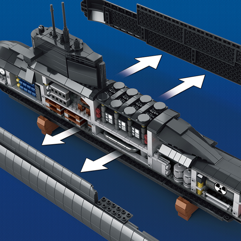 Nuclear Submarine 1497pcs mySite