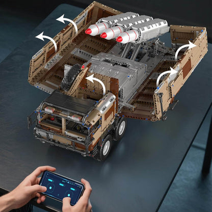 Desert Camo Missile Launcher Truck 3593Pcs - RBrickstem®