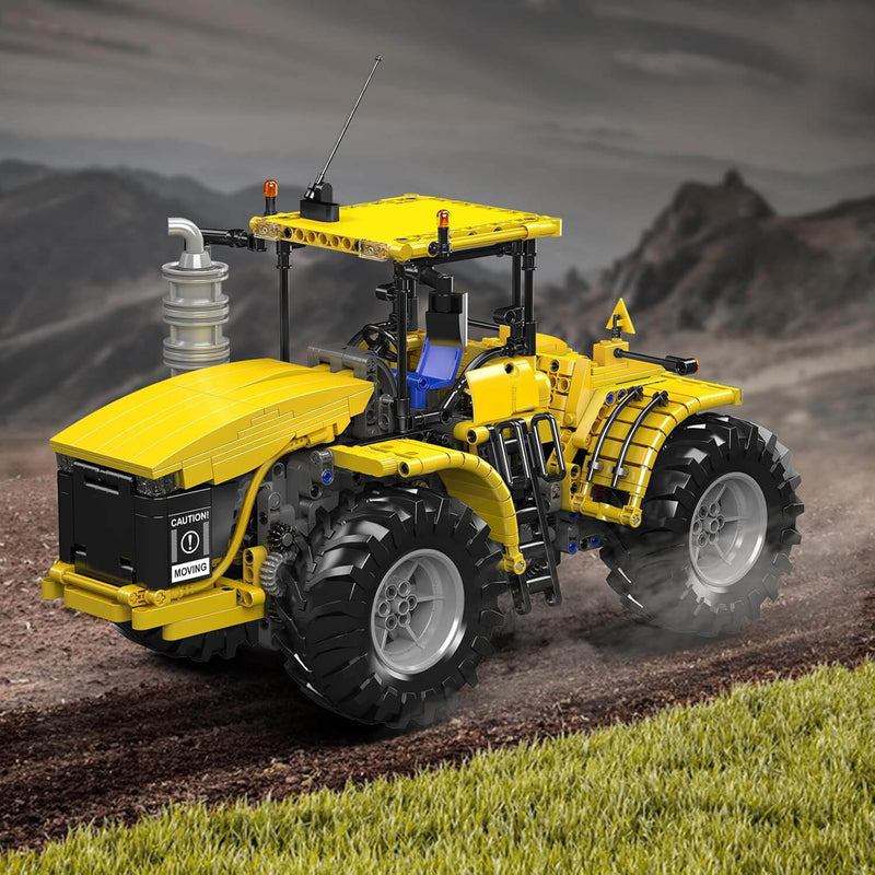 Remote Controlled Yellow Tractor 1299Pcs - RBrickstem®