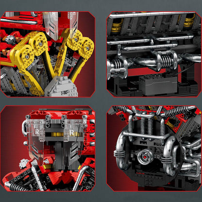 The Ultimate Italian Supercar V12 Engine 4718Pcs - RBrickstem®