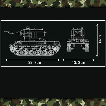 Remote controlled KV-2 tank 897pcs mySite