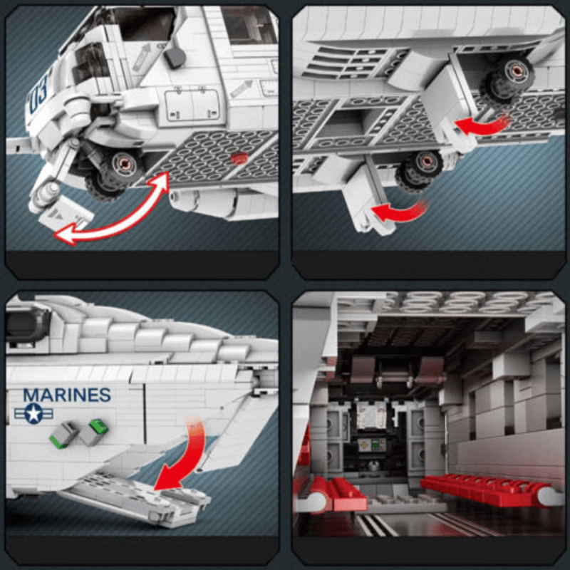 CH-53 Transport Helicopter 2191pcs mySite