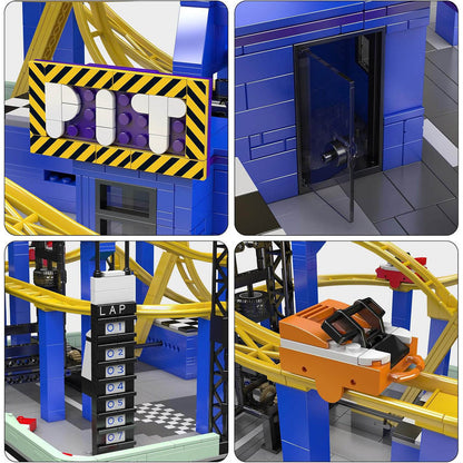 Motorised Roller Coaster 1706PCS - RBrickstem®