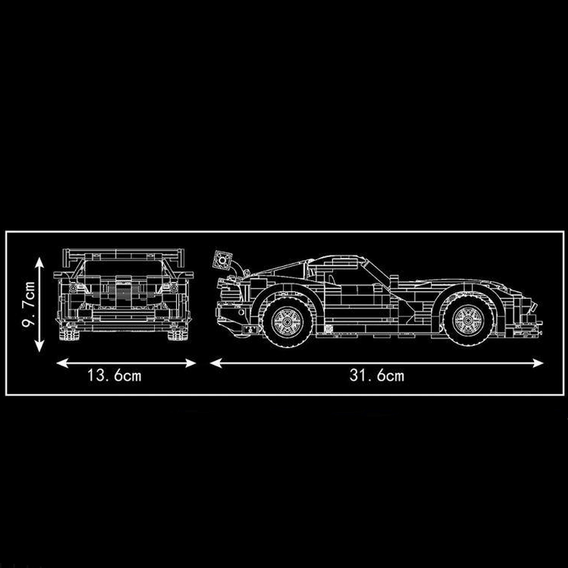 An American Supercar Icon 1235pcs mySite