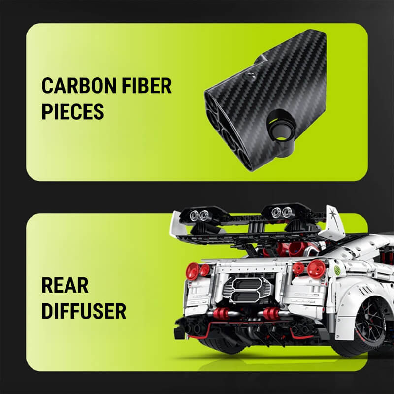 New Generation Stanced R35 Godzilla 3938pcs - RBrickstem®