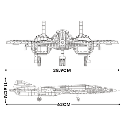 SR-72 Reconnaissance Aircraft 2070pcs mySite