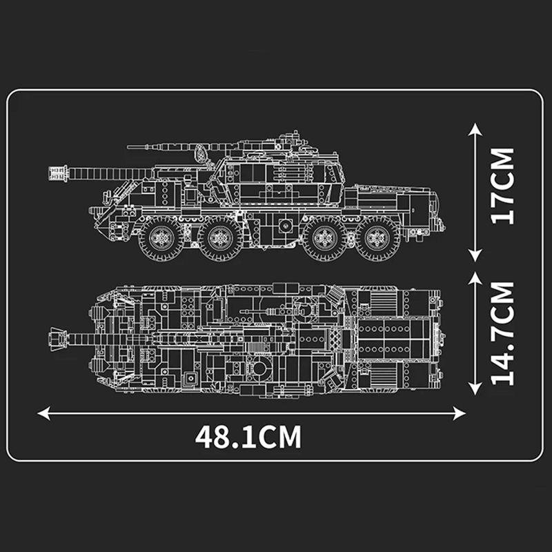 Dana Self-Propelled Artillery Tank 1922pcs mySite