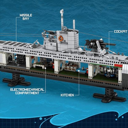 German U Boat 3986pcs - RBrickstem®