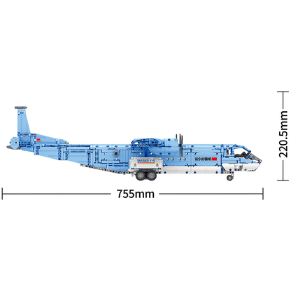 Y9 Transport Aircraft 1855pcs - RBrickstem®