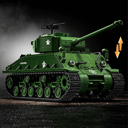 M4 Sherman Tank 1681PCS - RBrickstem®