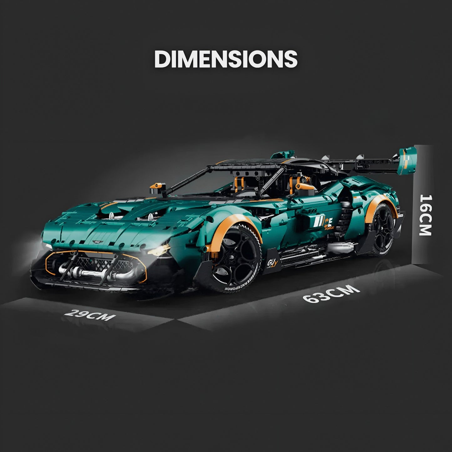 The Ultimate V12 British Race Car | 3794pcs