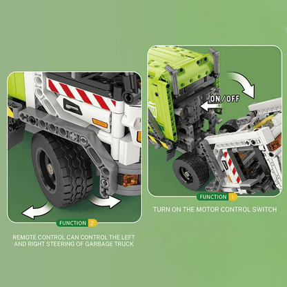 Compression Garbage Truck 1467pcs mySite