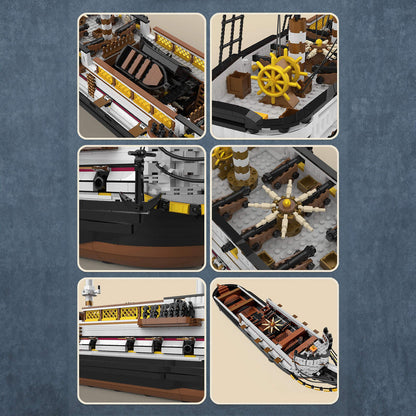 Imperial Age Warship 3554PCS - RBrickstem®