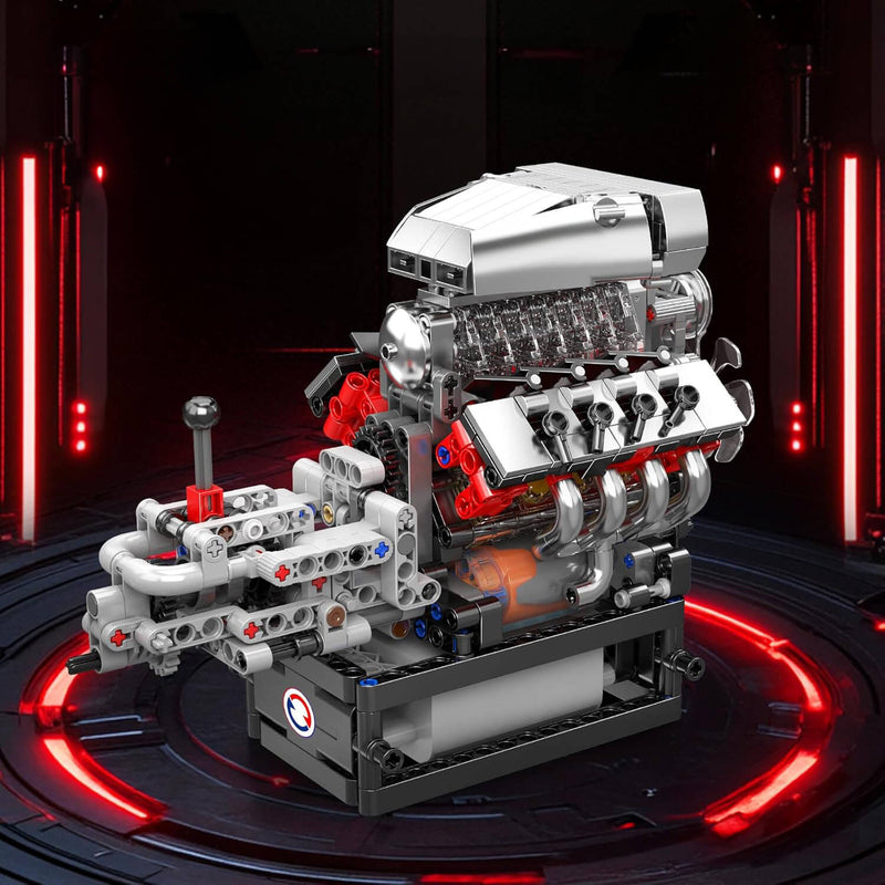 The Iconic V8 Supercharger Engine 854PCS - RBrickstem®