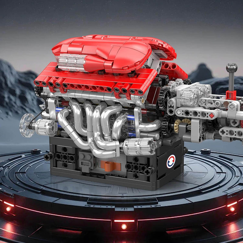 Naturally Aspirated V12 Italian Engine 862PCS - RBrickstem®