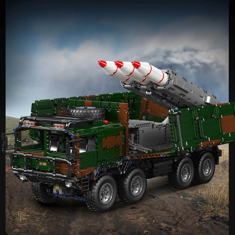 Remote-Controlled Missile Launcher Truck 3593Pcs - RBrickstem®