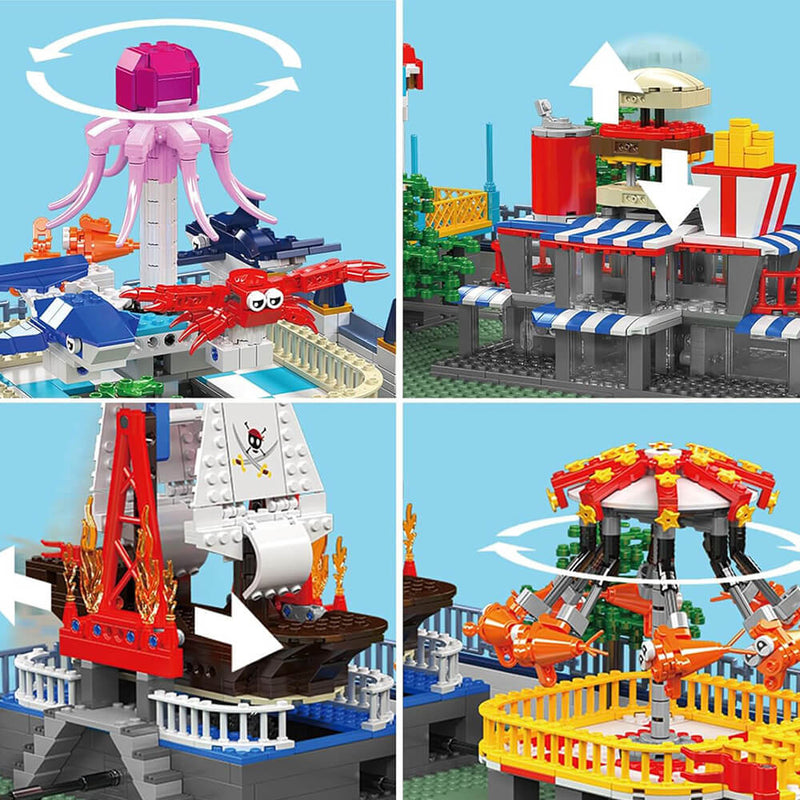 The Ultimate Motorised Amusement Park 5219Pcs - RBrickstem®