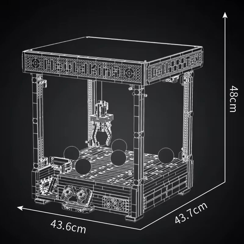 Lucky Claw Arcade Machine 2921Pcs - RBrickstem®