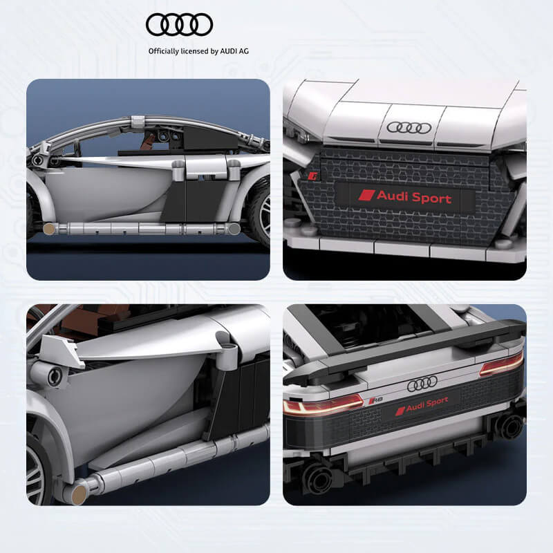 Remote Controlled Audi R8 Coupe 535Pcs - RBrickstem®