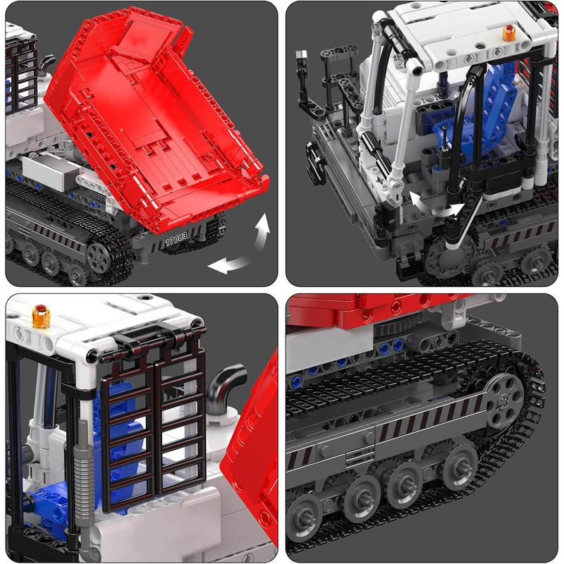 Remote Controlled Crawler Dumper 1104Pcs - RBrickstem®