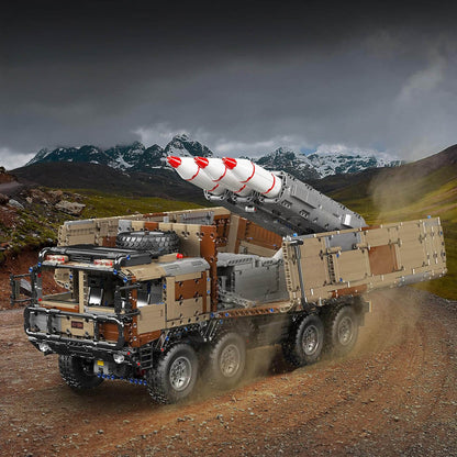 Desert Camo Missile Launcher Truck 3593Pcs - RBrickstem®