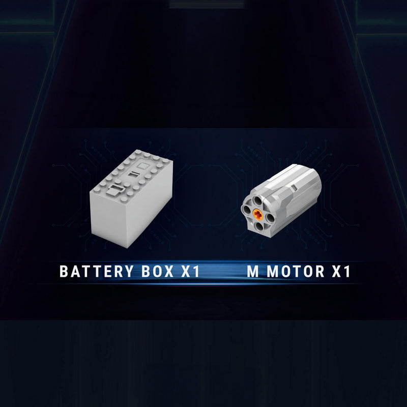 Motorised Aircraft Engine 1350Pcs - RBrickstem®