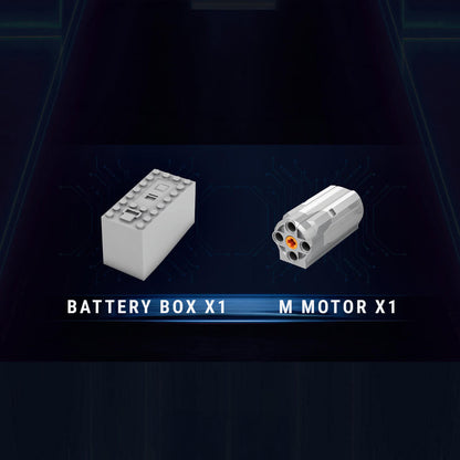 Motorised Aircraft Engine 1350Pcs - RBrickstem®