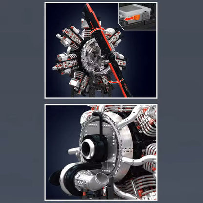 The Ultimate Radial Aircraft Engine 3088Pcs - RBrickstem®