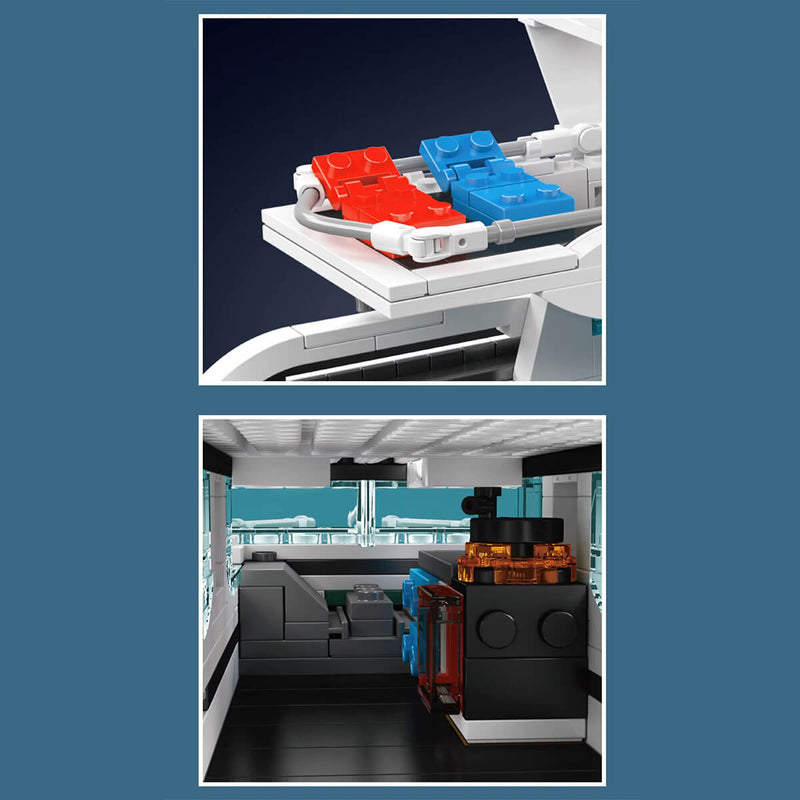 Twin Deck Ocean Cruiser 856Pcs - RBrickstem®