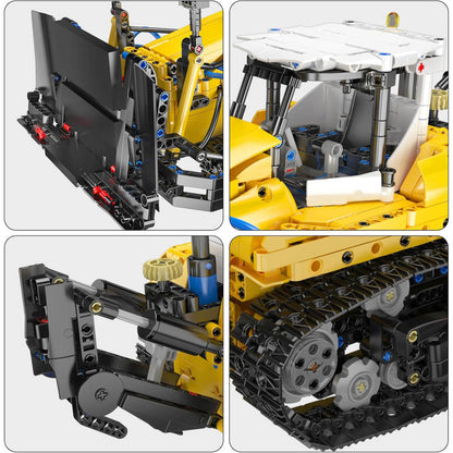 Pneumatic Bulldozer 1199Pcs - RBrickstem®