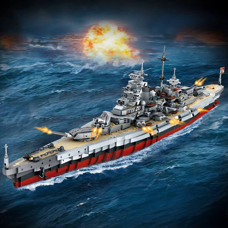 Queen Elizabeth-Class Battleship 2276Pcs - RBrickstem®