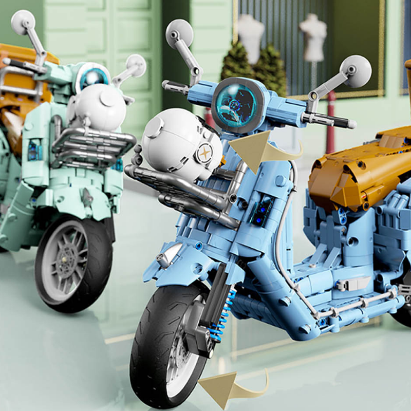 Classic Italian Scooter 1827pcs mySite