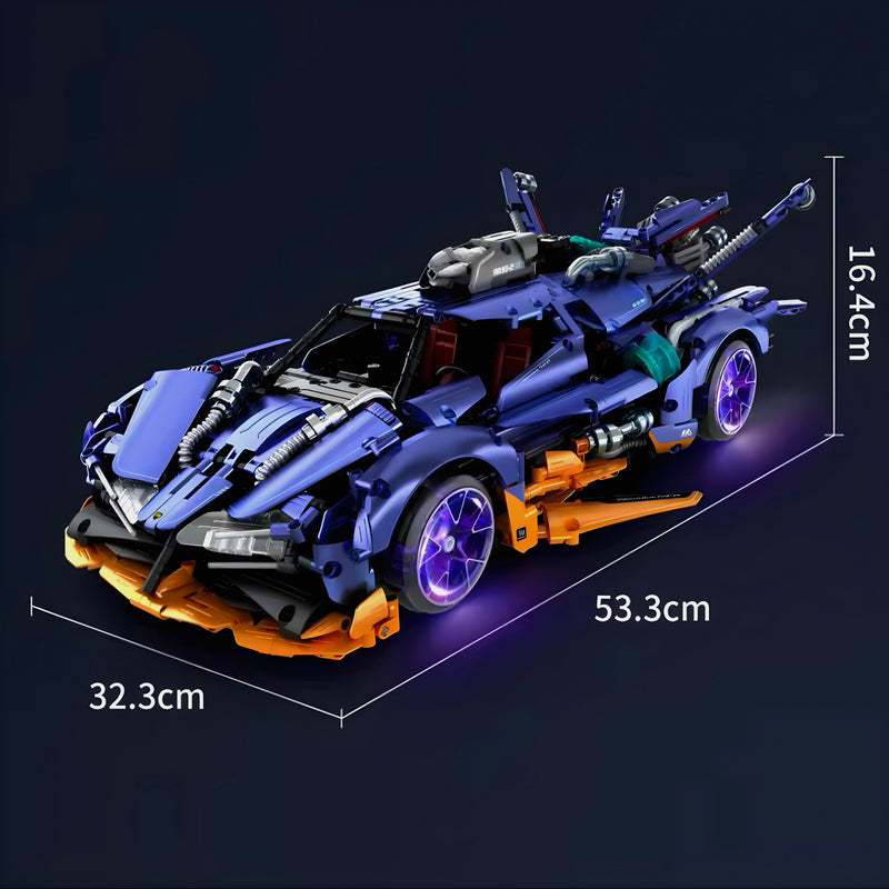 DRIFTING "INTENSE EMOTION" HYPERCAR 2388PCS RBrickstem®