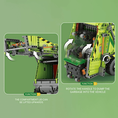 Compression Garbage Truck 1467pcs mySite