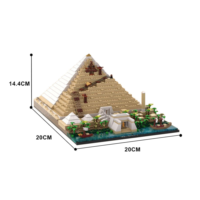 Building Of The Great Pyramid 1467pcs mySite