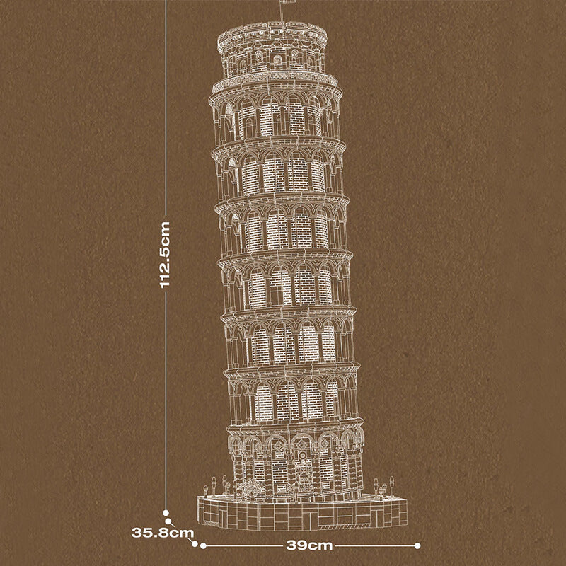 The Ultimate Leaning Tower of Pisa 7651Pcs - RBrickstem®