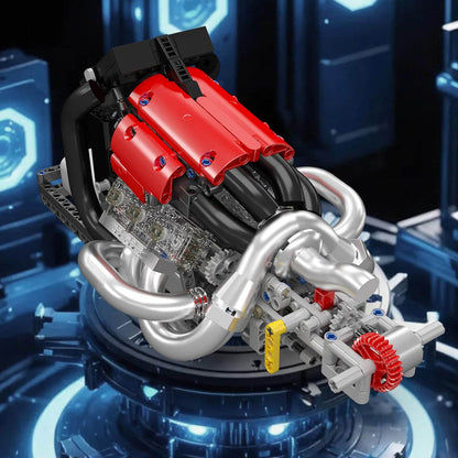 Grand Prix Race Car Engine 979Pcs - RBrickstem®