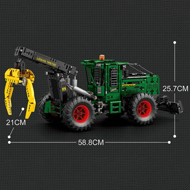 Skidder Tractor 1740pcs mySite