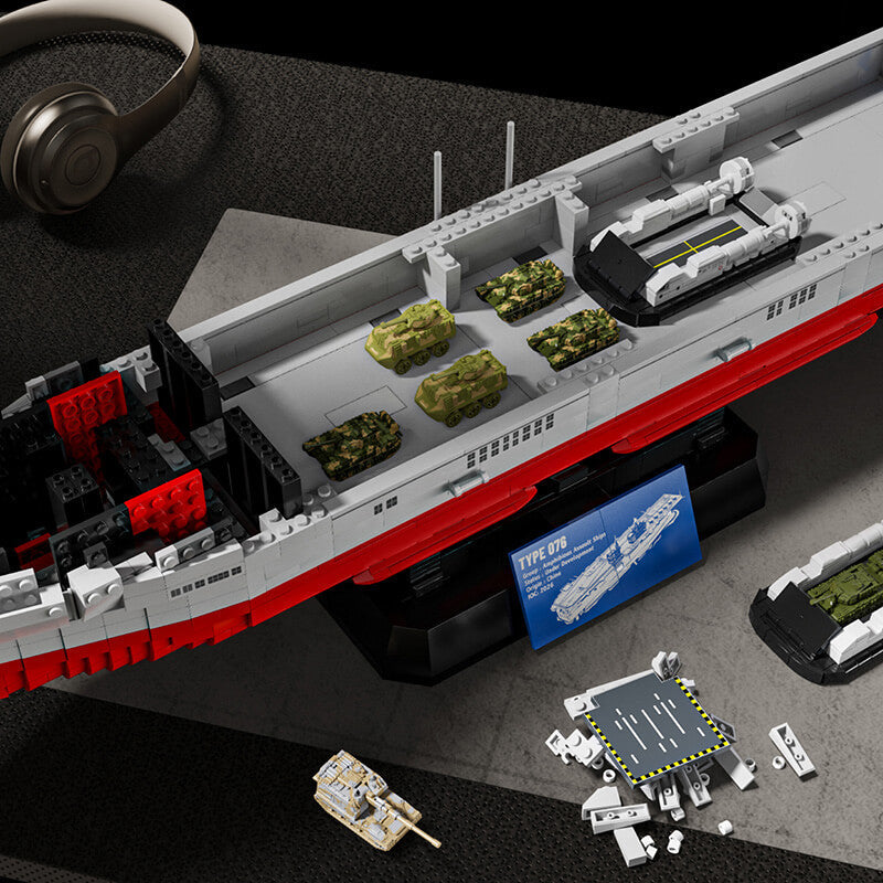 Type 076 Amphibious Assault Ship 4525Pcs - RBrickstem®