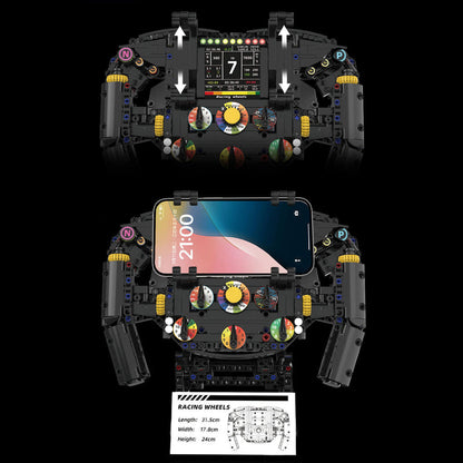 1:1 Grand Prix Steering Wheel 832Pcs - RBrickstem®