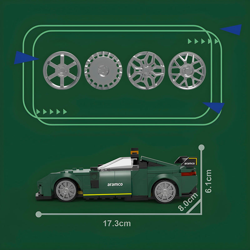 BRITISH F1 SAFETY CAR 352PCS RBrickstem®