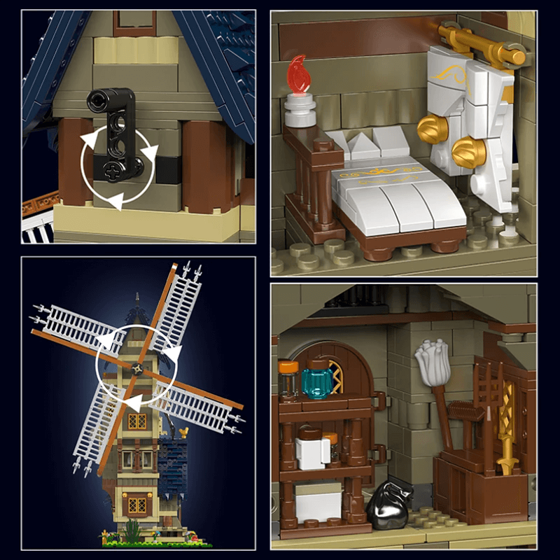 Middle Ages Windmill 1583pcs mySite