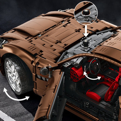 Limited Edition Bronze Maserati GranTurismo 5479PCS - RBrickstem®