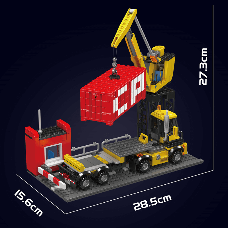 EMD SD40 Freight Train With Crane 1169pcs mySite