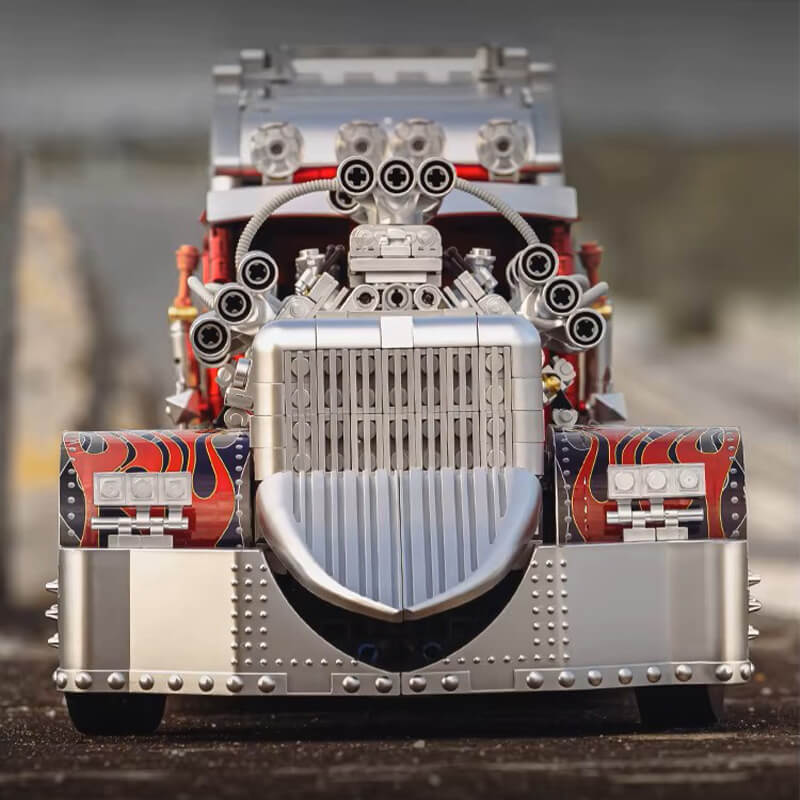The American V24 Diesel Truck 3484Pcs - RBrickstem®