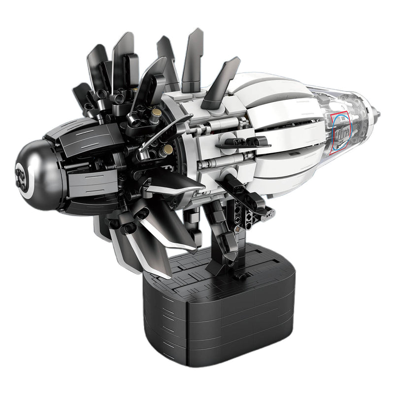 Motorised Aircraft Engine 1350Pcs - RBrickstem®