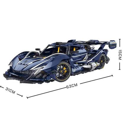 Midnight Edition "Intense Emotion" Hypercar 3655Pcs - RBrickstem®