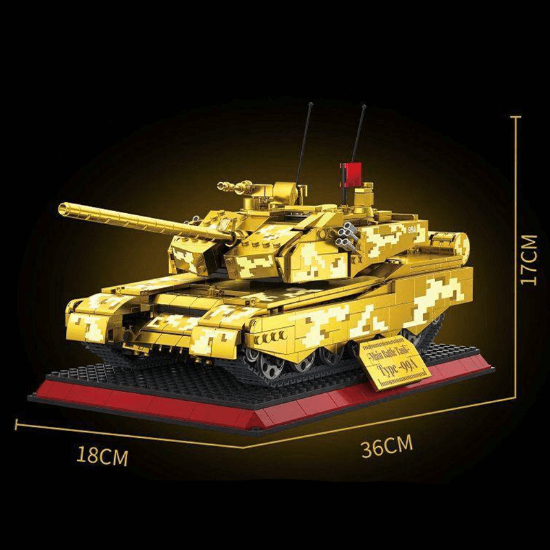 Chrome Gold Edition MA1 Tank 1156pcs mySite