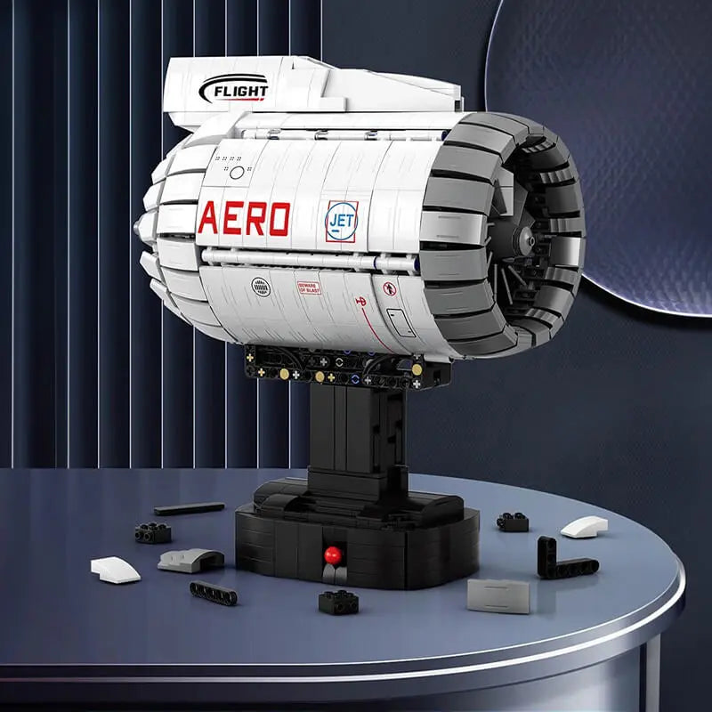 Aircraft Jet Turbine 1785Pcs - RBrickstem®